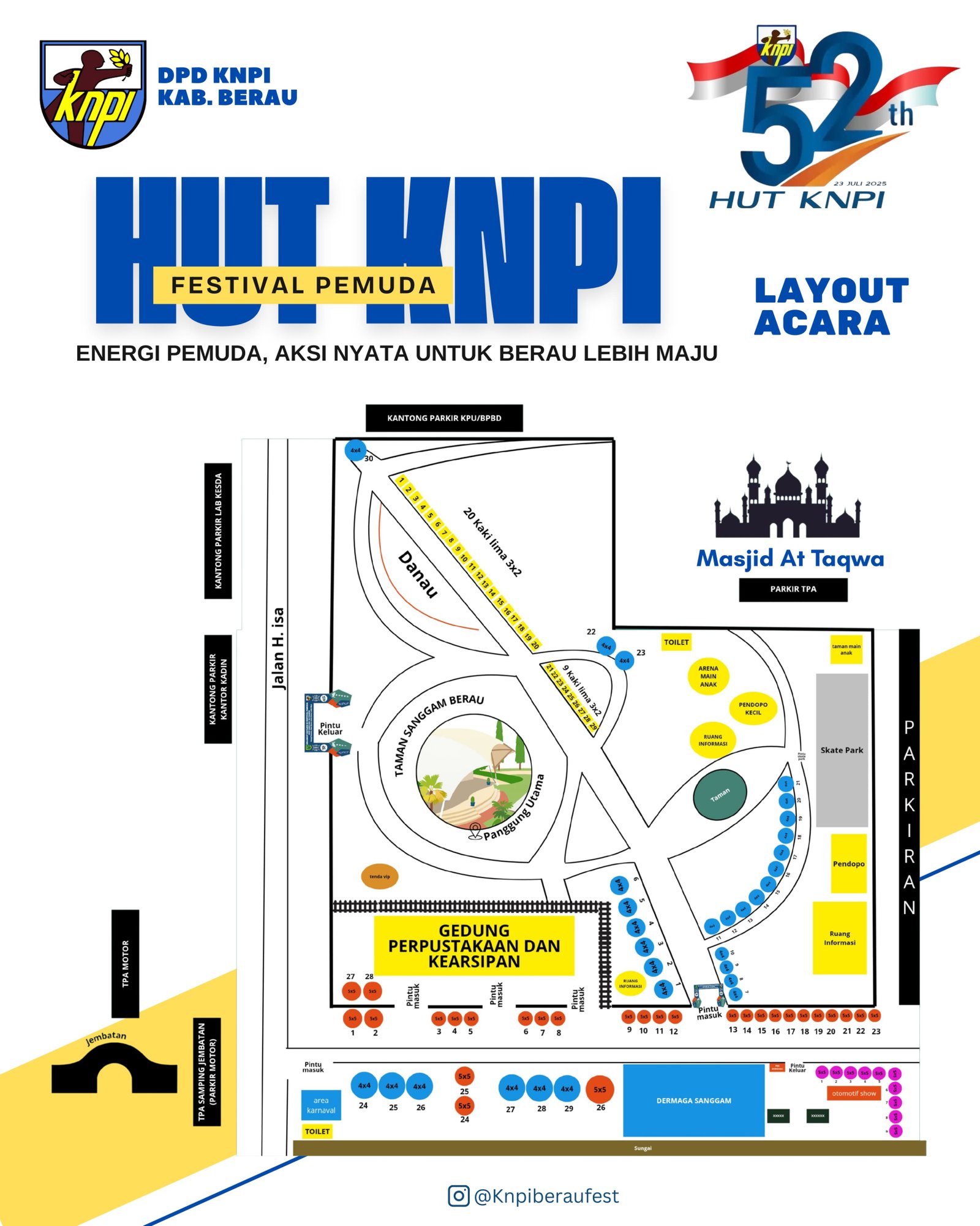 Layout Acara Festival UMKM